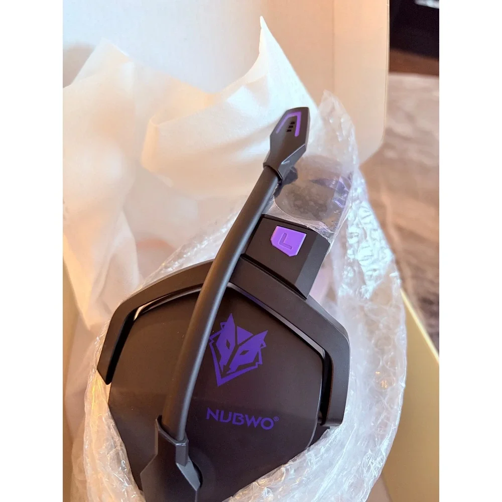 NUBWO G06 Wireless Gaming Headset Purple/Black